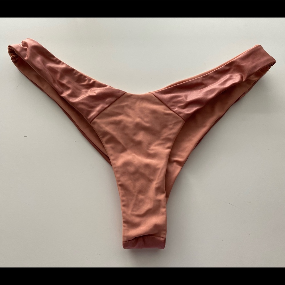 Beach Bunny Rose Gold Bikini Bottoms